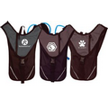 Gray Hydration Pack with 1.5 Liter Water Bladder with Custom Imprint